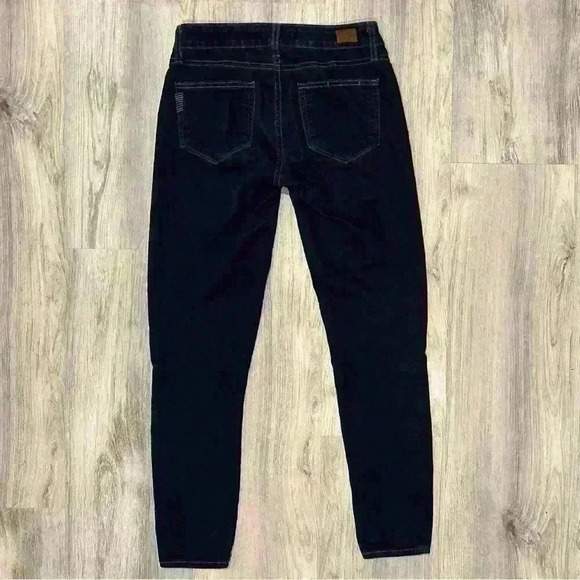 Paige Verdugo Ankle Dark Wash Slim Fit Jeans Stretch Pinnacle Blue Denim Size 27 - Picture 8 of 8